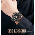 Skmei 9192 Quartz Analog Waterproof 3ATM Stainless Steel Black Gold Luxury Men Wrist Watch